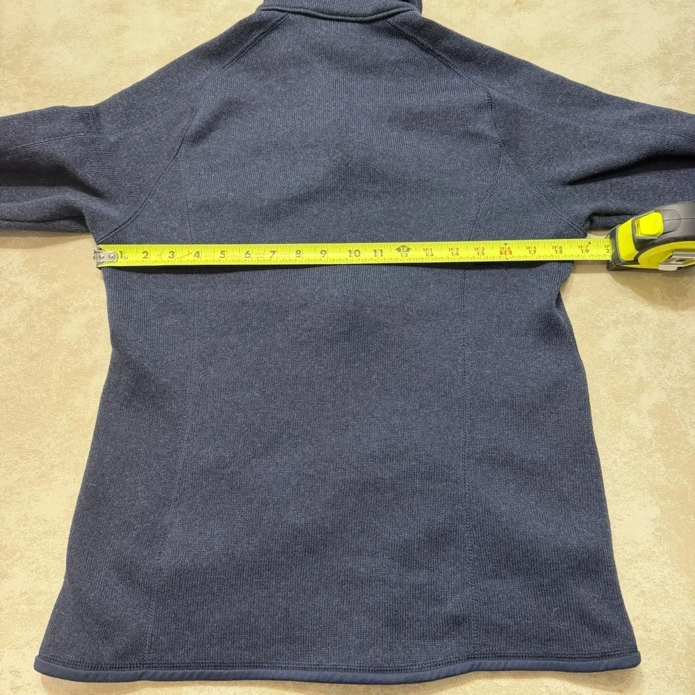 Patagonia Better Sweater Women Jacket Navy Full Zip Long Sleeve Size Large - Picture 9 of 10